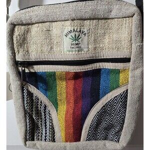 The COLLECTION Royale hand-made crossbody 100% natural hemp and cotton bag
